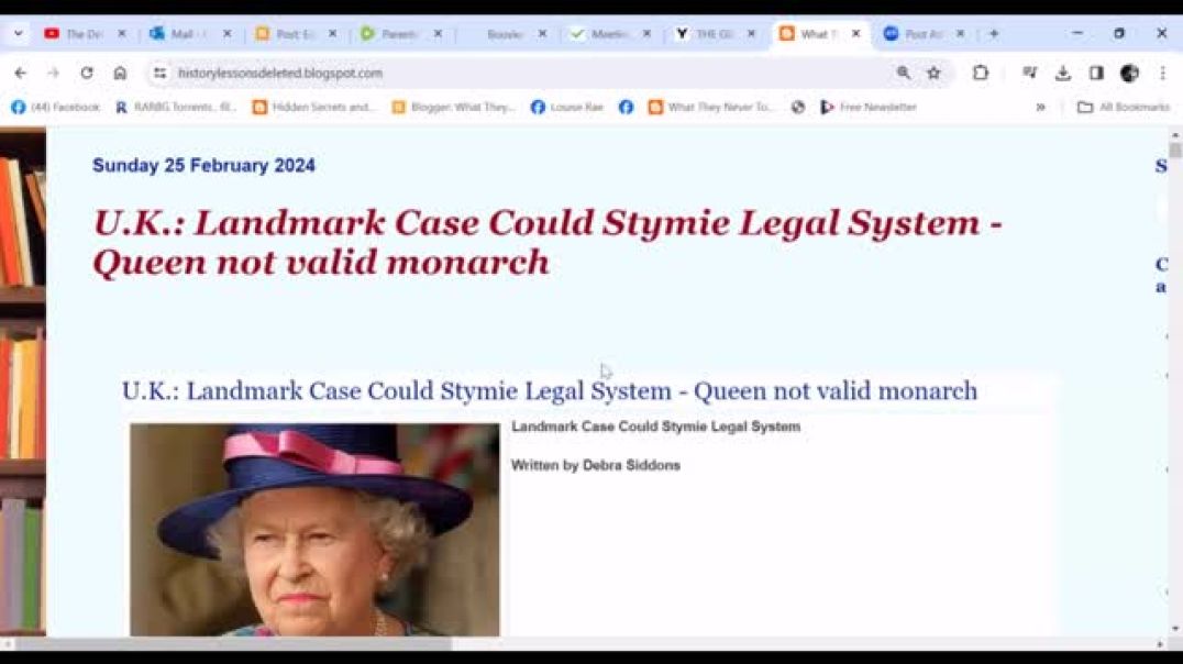 ⁣Landmark Case – Queen not valid monarch and same as King Charles III