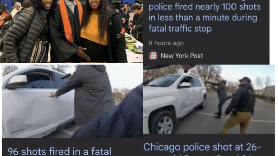 ⁣Black man shot at by Police over 96 times