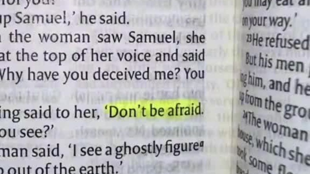 ⁣Don’t Be Afraid, APPEARS 365 TIMES IN THE BIBLE